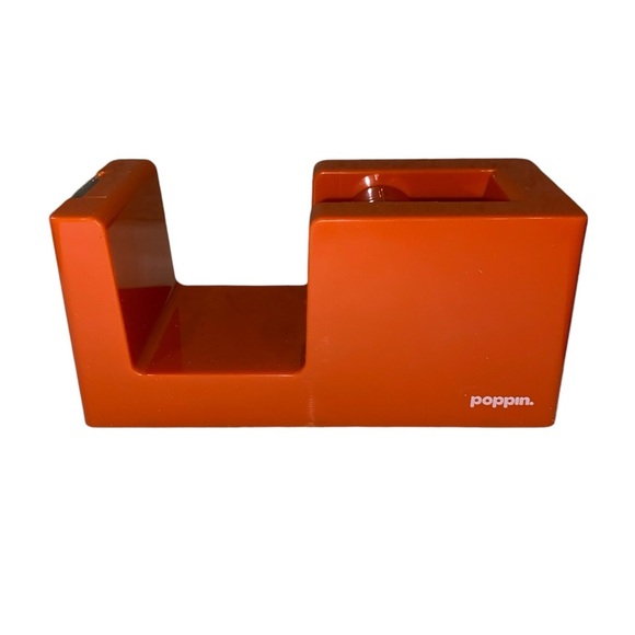Poppin Orange Tape Dispenser - Picture 1 of 7